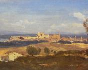 Avignon Seen from Villenueve-les-Avignon - 让·巴蒂斯特·卡米耶·柯罗